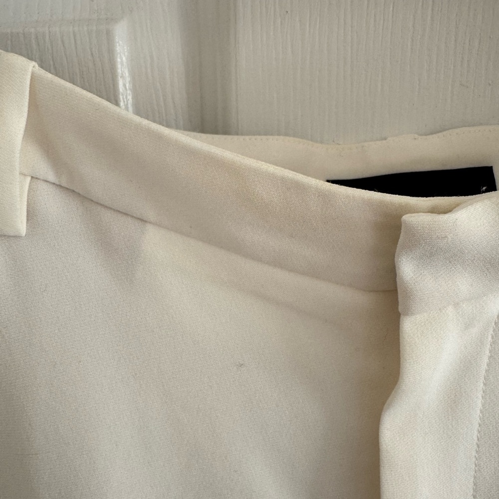 NILI LOTAN - Paris Pant - Size 6 - White Silk - Picture 3 of 5